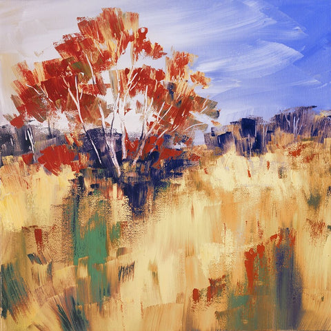 Catching the Moment White Modern Wood Framed Art Print with Double Matting by Broome, Marianne
