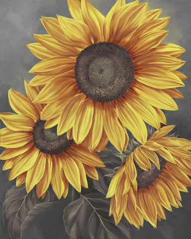 We are the sun I Black Ornate Wood Framed Art Print with Double Matting by Broome, Marianne