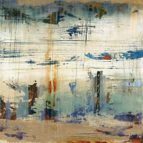 Torn I White Modern Wood Framed Art Print by Bradley, Tim