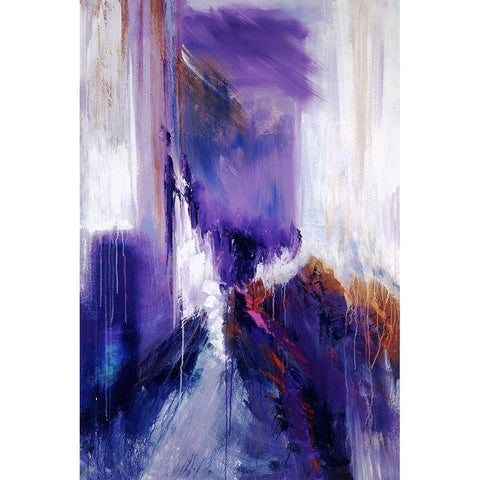 Along the Trail Black Modern Wood Framed Art Print by Ridgeway, Bette
