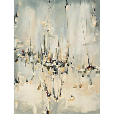 Sowing the Wind White Modern Wood Framed Art Print by Ligeros, Cynthia