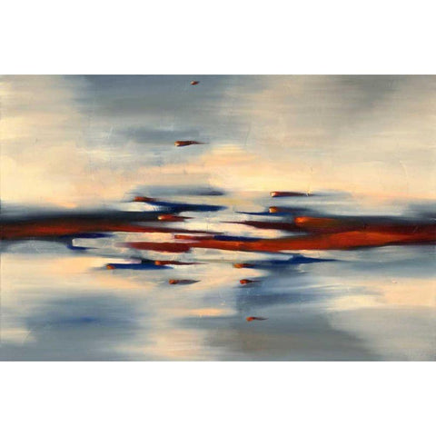 Becoming Black Modern Wood Framed Art Print with Double Matting by Ligeros, Cynthia