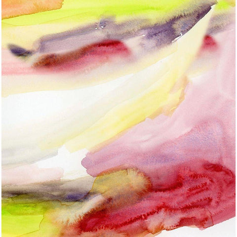 Crystaline I Black Modern Wood Framed Art Print by Essue, Christine