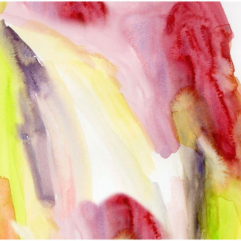 Crystaline II White Modern Wood Framed Art Print by Essue, Christine