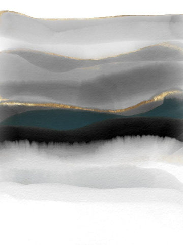 Impressions  White Modern Wood Framed Art Print with Double Matting by Essue, Christina