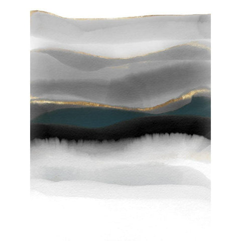 Impressions  Black Modern Wood Framed Art Print by Essue, Christina