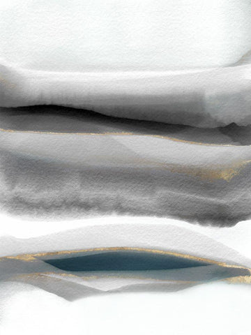 Sequence  White Modern Wood Framed Art Print with Double Matting by Essue, Christina