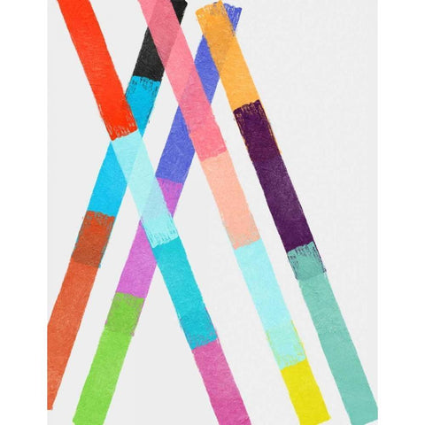 Blocking III Black Modern Wood Framed Art Print by Essue, Christina