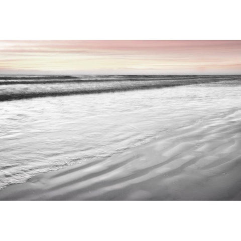 Silver Waters  Black Modern Wood Framed Art Print by Connolly, Karin