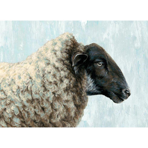 Easy Going White Modern Wood Framed Art Print by Perejogina, Dina