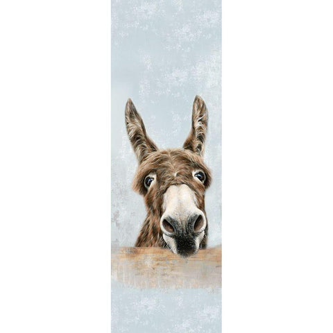 The DonkeysÂ  Black Modern Wood Framed Art Print with Double Matting by Perejopgina, Dina
