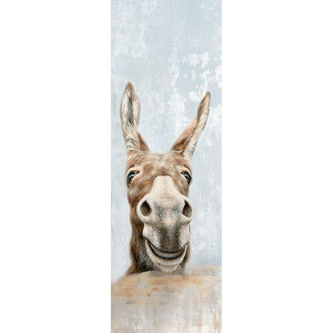 The Donkeys  Gold Ornate Wood Framed Art Print with Double Matting by Perejopgina, Dina