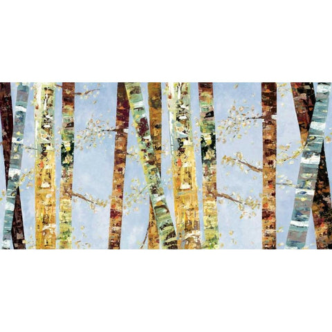 Bark Abstract Black Modern Wood Framed Art Print by Dolce, Carmen