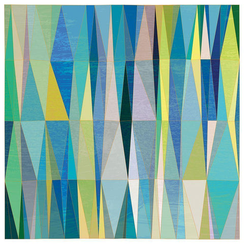 Summer Ice I Black Modern Wood Framed Art Print with Double Matting by Varrasso, Enrico