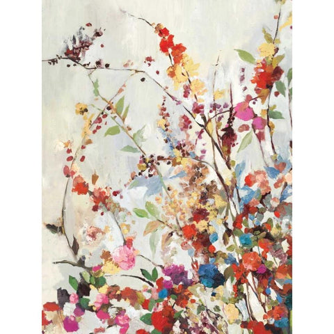Early Bloom II Black Modern Wood Framed Art Print with Double Matting by K, Ella