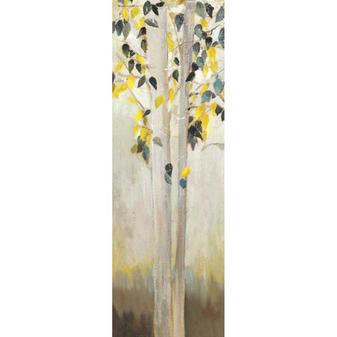 Walking Through Trees II Gold Ornate Wood Framed Art Print with Double Matting by K, Ella