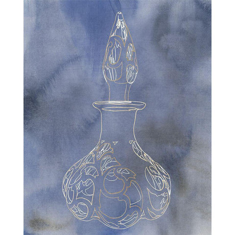 Antique Perfume Bottle III Black Modern Wood Framed Art Print with Double Matting by Sparler, Erin