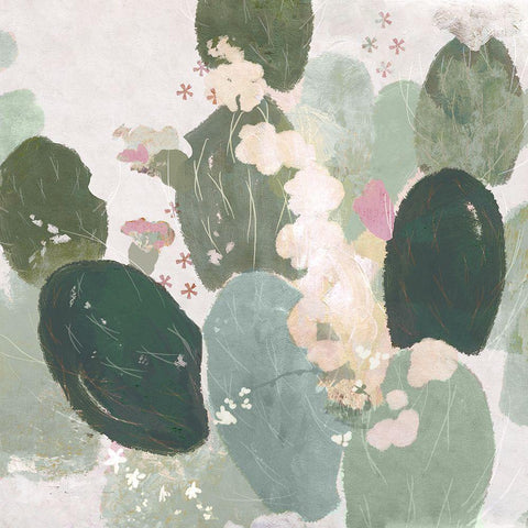 Tender Orchid III  Black Ornate Wood Framed Art Print with Double Matting by Evelia