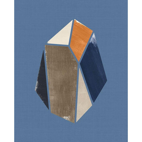 Moon Crystal II Black Modern Wood Framed Art Print by Leonard, Sarah
