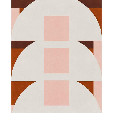 Echo of Love I  White Modern Wood Framed Art Print by Leonard, Sarah