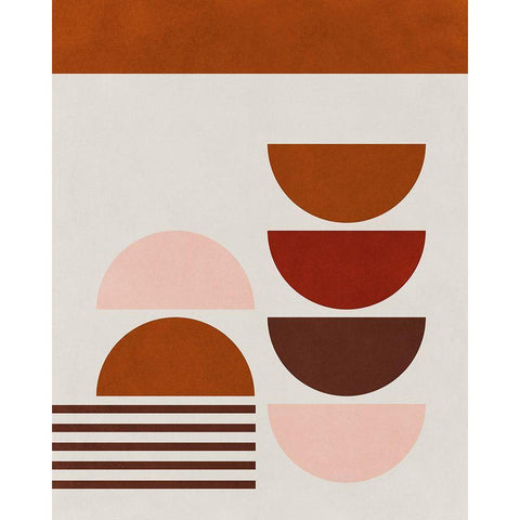 Echo of Love III  White Modern Wood Framed Art Print by Leonard, Sarah