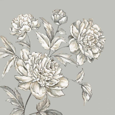 Botanical I White Modern Wood Framed Art Print by Watts, Eva