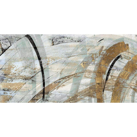 Rhythm II White Modern Wood Framed Art Print by Watts, Eva