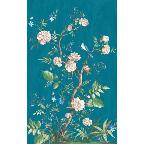 Silk Night Black Modern Wood Framed Art Print by Watts, Eva