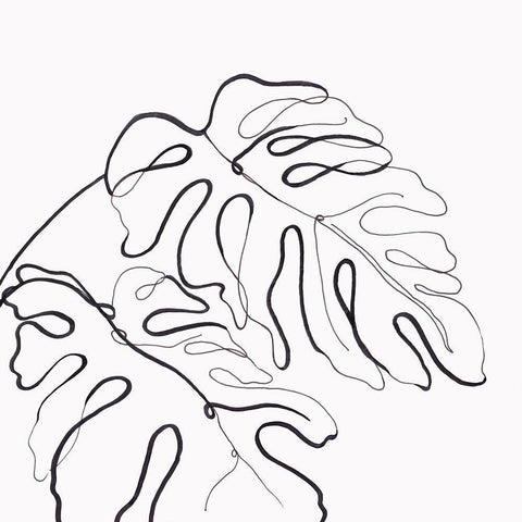 Infinity of Simple I Black Ornate Wood Framed Art Print with Double Matting by Watts, Eva