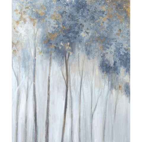 Fog and Gold I White Modern Wood Framed Art Print by Watts, Eva