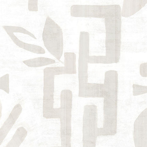 Summer Shadows III Black Modern Wood Framed Art Print with Double Matting by Watts, Eva