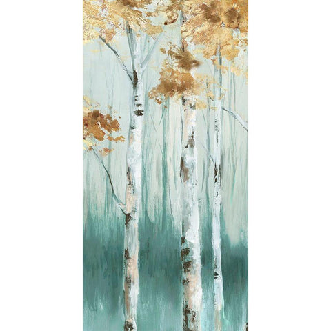 Birch Ale II  White Modern Wood Framed Art Print by Watts, Eva