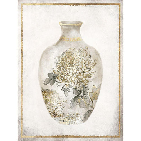 Priceless Vase I  Gold Ornate Wood Framed Art Print with Double Matting by Watts, Eva