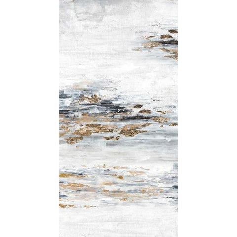 Memory I Black Modern Wood Framed Art Print by Isabelle Z