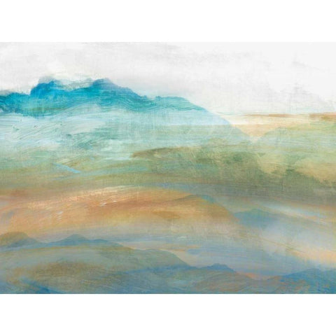 Panorama II Black Modern Wood Framed Art Print by Isabelle Z