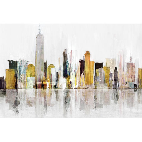Towering Over Buildings III Gold Ornate Wood Framed Art Print with Double Matting by Isabelle Z