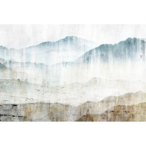 Beneath I Black Modern Wood Framed Art Print by Isabelle Z