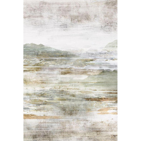 Beyond the Land I Gold Ornate Wood Framed Art Print with Double Matting by Isabelle Z