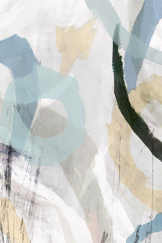Stillness I  White Modern Wood Framed Art Print with Double Matting by Isabelle Z