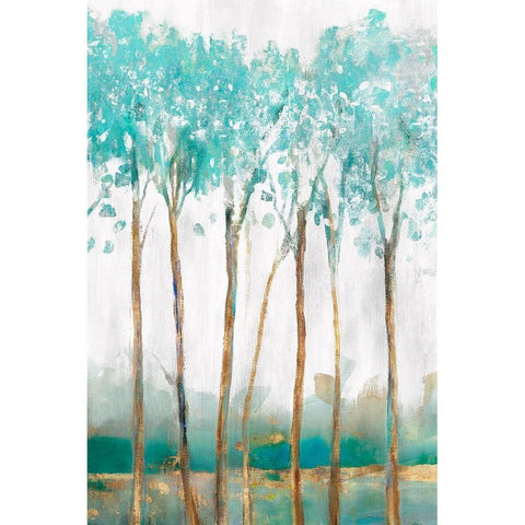 Movement  Gold Ornate Wood Framed Art Print with Double Matting by Isabelle Z