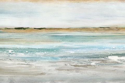 Retrospective III  White Modern Wood Framed Art Print with Double Matting by Isabelle Z
