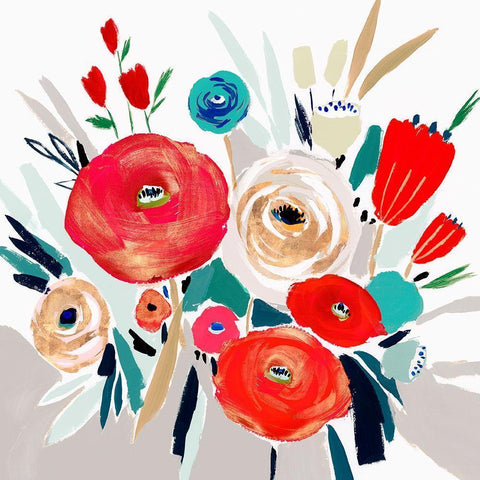 Sweet Caroline II  Black Modern Wood Framed Art Print by Isabelle Z
