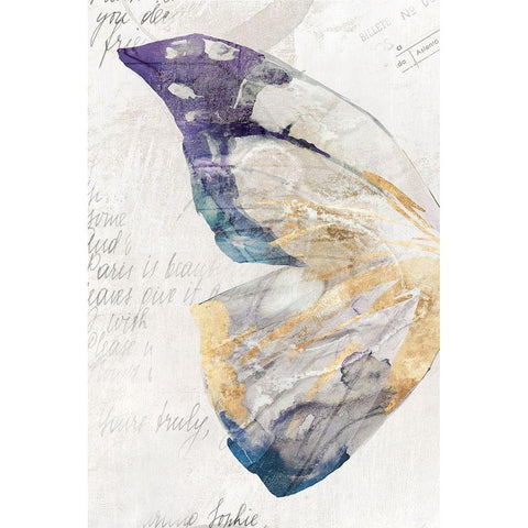 Butterfly Effect II  Black Modern Wood Framed Art Print by Isabelle Z