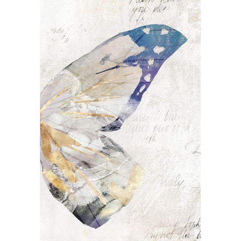 Butterfly Effect III  Gold Ornate Wood Framed Art Print with Double Matting by Isabelle Z