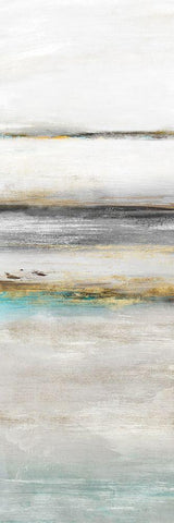 Quiet Evening III  White Modern Wood Framed Art Print with Double Matting by Isabelle Z