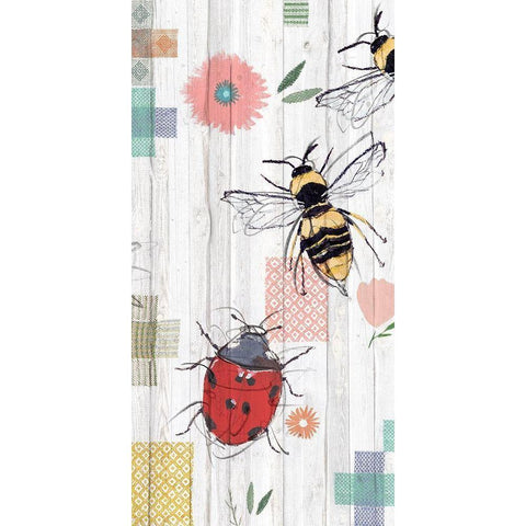 Backyard Summer II  Black Modern Wood Framed Art Print with Double Matting by Isabelle Z