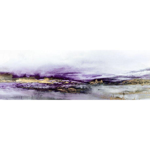 Elusive Dreams Violet Version  Black Modern Wood Framed Art Print by Isabelle Z