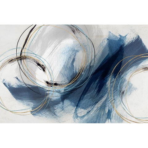 Detour   White Modern Wood Framed Art Print by Isabelle Z