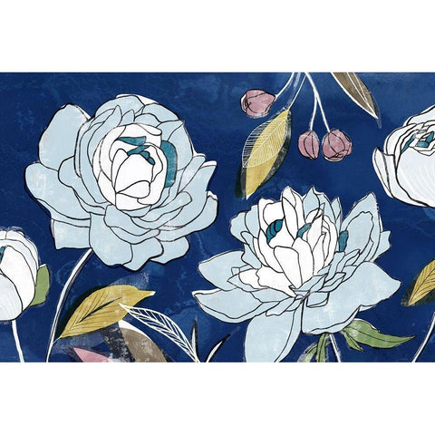 Courtesy I  White Modern Wood Framed Art Print by Isabelle Z