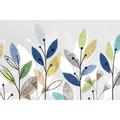Morning Glory II  White Modern Wood Framed Art Print by Isabelle Z